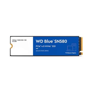 Ổ cứng SSD WD SN580 Blue 500GB M.2 2280 PCIe NVMe 4x4 (Đọc 4000MB/s - Ghi 3600MB/s) - (WDS500G3B0E)