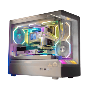 Vỏ Case Leopard MS-01 RGB | Trắng, Đen (không kèm fan)