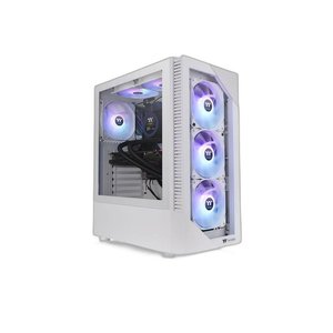 Vỏ Case Máy Tính Thermaltake View 200 - Snow 4 ARGB (Mid Tower, 4 fan 12cm, Màu Trắng)