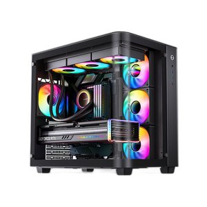 Vỏ case Jonsbo TK-3 Black (ATX,Mid Tower,Màu Đen,Kính Cong) Case Bể Cá