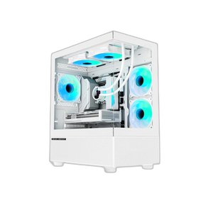 Vỏ Case KENOO ESPORT MK200 White (Matx, Màu Trắng) - Case Bể Cá