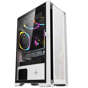 Vỏ case KENOO ESPORT M500 - 3F - MàuTrắng MATX (3 Fan RGB)