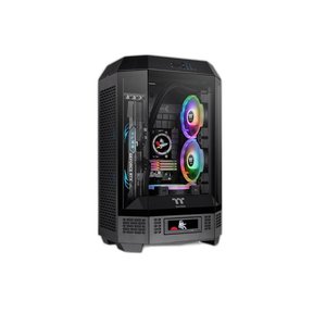Vỏ Case Máy Tính Thermaltake Tower 300 - Black (Matx, 3 Fan 14cm, Màu Đen)