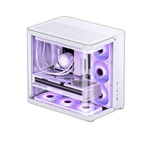 VỎ CASE JONSBO TK-2 WHITE ATX (MID TOWER, MÀU TRẮNG, KÍNH CONG)