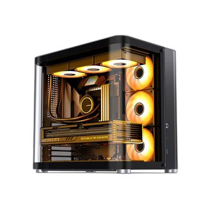 VỎ CASE JONSBO TK-2 BLACK ATX (MID TOWER, MÀU ĐEN, KÍNH CONG)