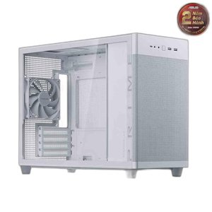 Vỏ Case Mini MicroATX ASUS Prime AP201 MESH TG WHITE (Matx / USB C/ Mặt Kính)