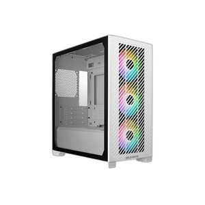 Vỏ Case Cooler Master ELITE 301 White (Matx, 3 Fan ARGB)