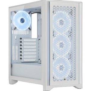 Vỏ máy tính Corsair iCUE 4000D RGB AIRFLOW QL True White CC-9011232-WW