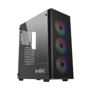 Vỏ case MIK STORM 360 BLACK - 3FA (EATX, Màu Đen, 3 Fan ARGB)