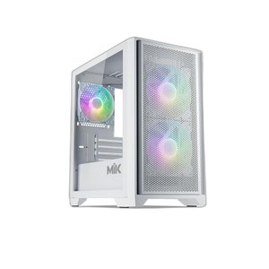 VỎ CASE MIK MORAX 3FA WHITE (MATX, 3 Fan ARBB,  Màu Trắng)