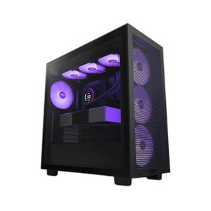 Vỏ máy tính NZXT H7 Flow RGB Black (Mid Tower, 4 Fan)