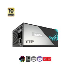 Nguồn  ASUS ROG THOR - 1600T Gaming Titanium - 1600W (Màu Đen/80 Plus Titanium / Full Modular)