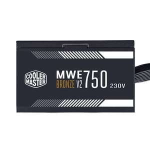 Nguồn máy tính Cooler Master MWE V2 230V 750 750W Plus Bronze (80 Plus Bronze/Màu Đen)