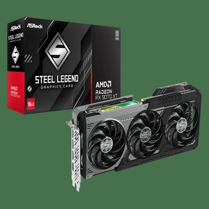Card màn hình ASROCK RX 9070 XT Steel Legend Dark 16GB