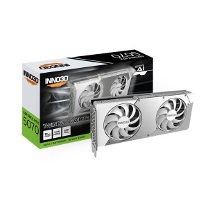 Card màn hình  Inno3D Geforce RTX 5070 TWIN X2 OC WHITE 12GB GDDR7