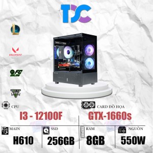 TDPC GAMING I3-12100F | 8GB | GTX-1660s-6GB (G3)