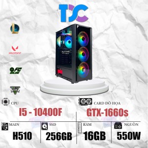 TDPC GAMING I5-10400F | 16GB | GTX-1660super (G4)