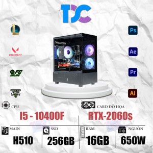 TDPC GAMING I5-10400F | 16GB |RTX-2060 Super- 8GB (G6)