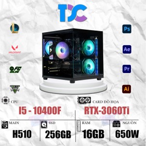 TDPC GAMING I5-10400F | 16GB |RTX 3060TI 8GB-2ND(G7)