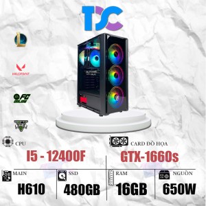 TDPC GAMING I5-12400F | 16GB |GTX 1660super (G11)