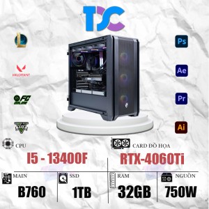 TDPC GAMING I5-13400F | 32GB-DDR5 | RTX-4060Ti (G15)