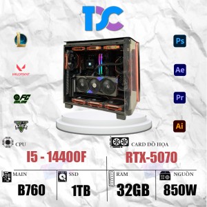 TDPC GAMING I5-14400F | 32GB-DDR4 | RTX-5070 6GB (G18)