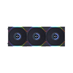 Fan LIAN LI TL120 LCD Triple pack Black - 12TLLCD3B (Màn hình LCD/Led vô cực)