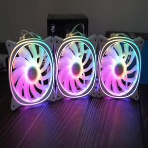 Bộ 3 fan VITRA RING INFINITY ARGB 3 IN 1 AURA SYNC WHITE (Màu Trắng/Sync Main)